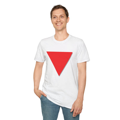 Red Triangle Softstyle Unisex T-Shirt, Various Colours