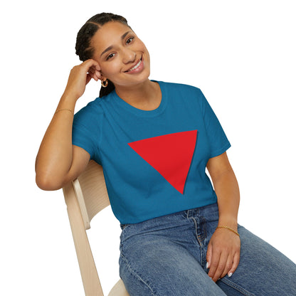 Red Triangle Softstyle Unisex T-Shirt, Various Colours