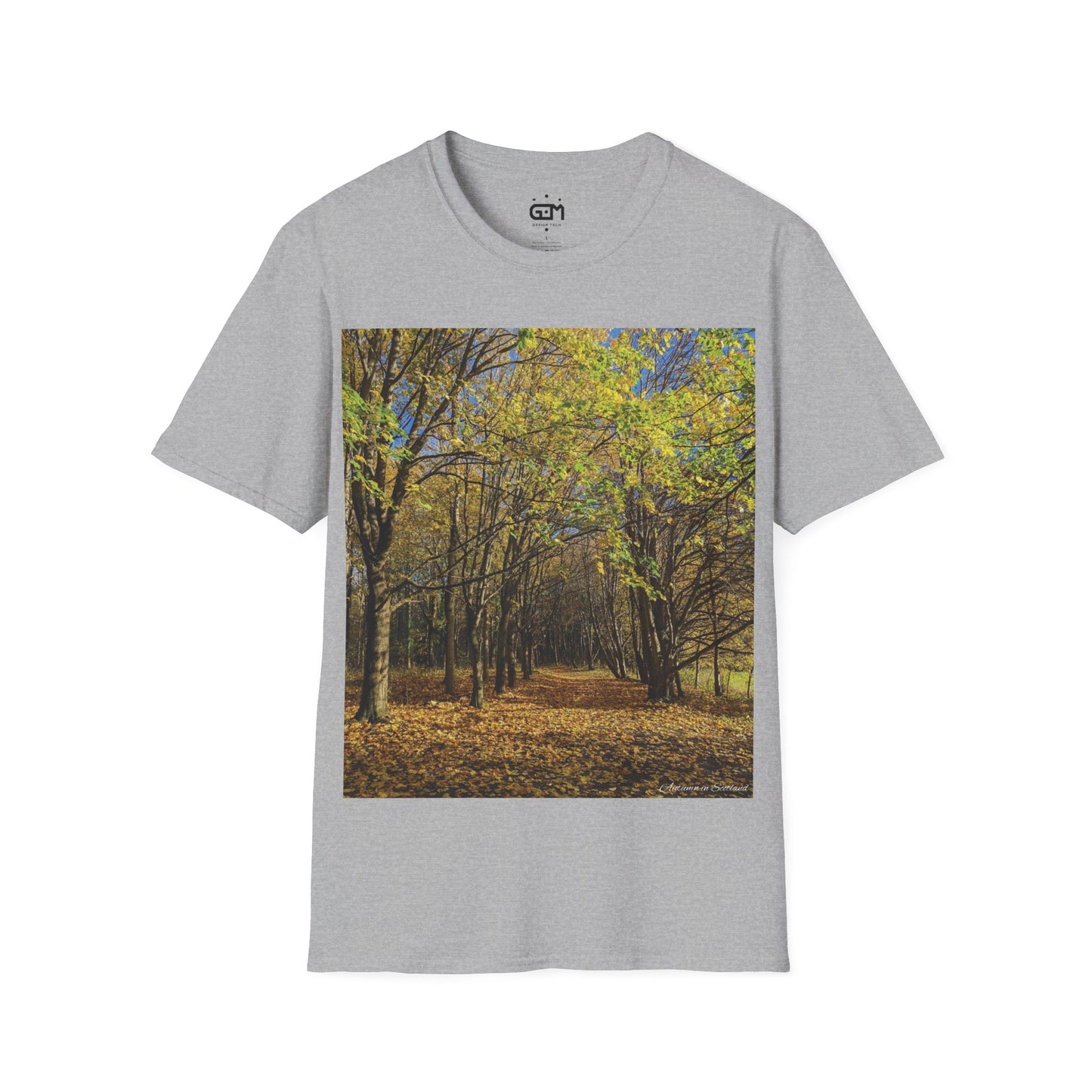 Autumn in Scotland Photo Softstyle T-Shirt, Unisex Tee, Scotland Shirt, Scottish Landmark, Nature, Scenery, Various Colours