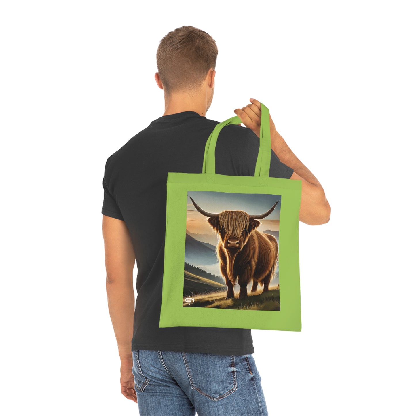 Scottish Nature Coloured Cotton Tote Bag