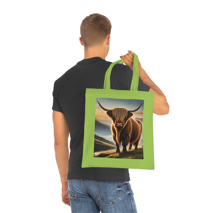 Scottish Nature Coloured Cotton Tote Bag