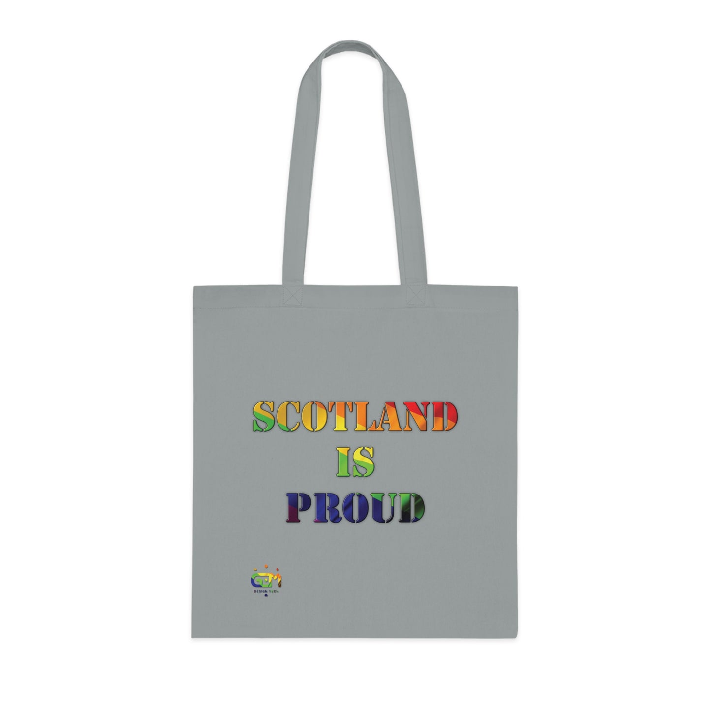 Scotland Pride Flag Map Cotton Tote Bag