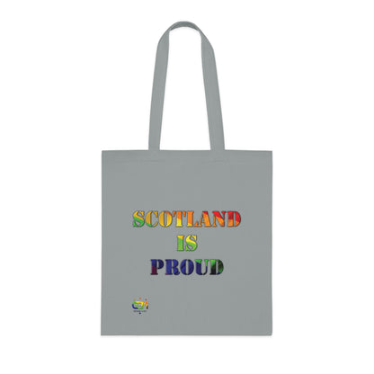 Scotland Pride Flag Map Cotton Tote Bag