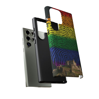 Edinburgh Castle Pride Phone Case - Fingerprint, Various