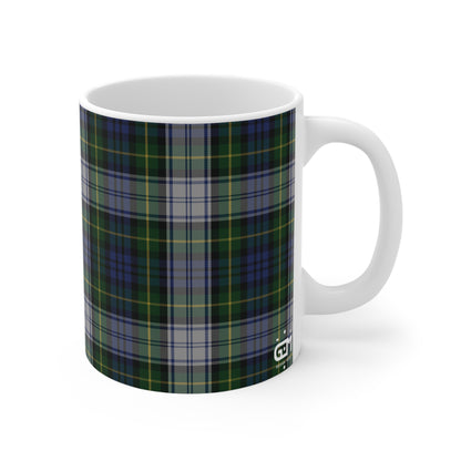 Scottish Tartan Mug 11oz, Gordon Dress Tartan