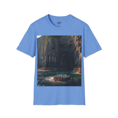 Fingal's Cave - Staffa Softstyle T-Shirt, Unisex Tee, Scottish Landmarks, Various Colours