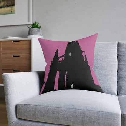 Coussins carrés Scotland Art Silhouette : différentes tailles