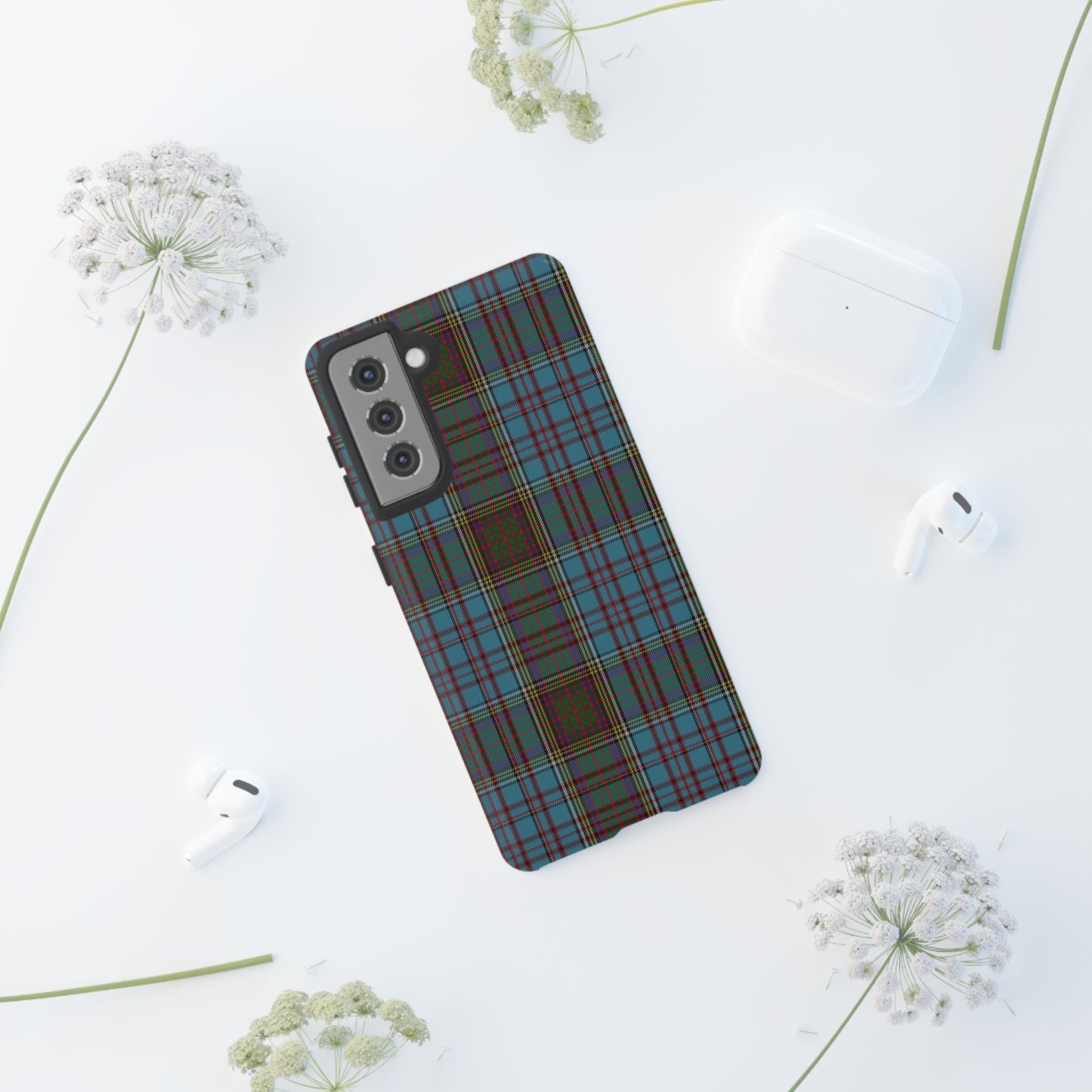 Étui de téléphone à motif tartan écossais - Anderson, Divers