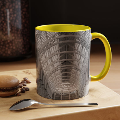 Tasses décoratives Écosse en gros plan - Scènes variées (jaune)