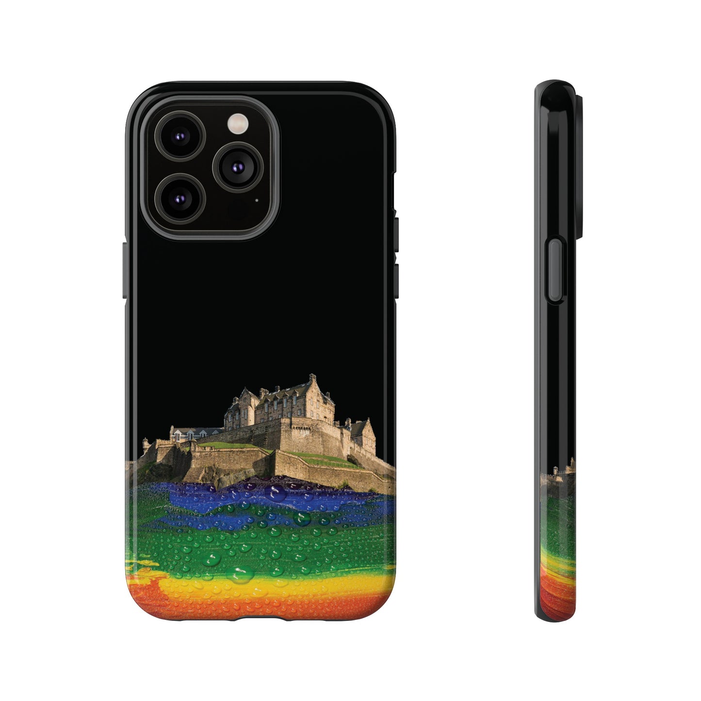 Edinburgh Castle Pride Rockface Phone Case - Rain, Various