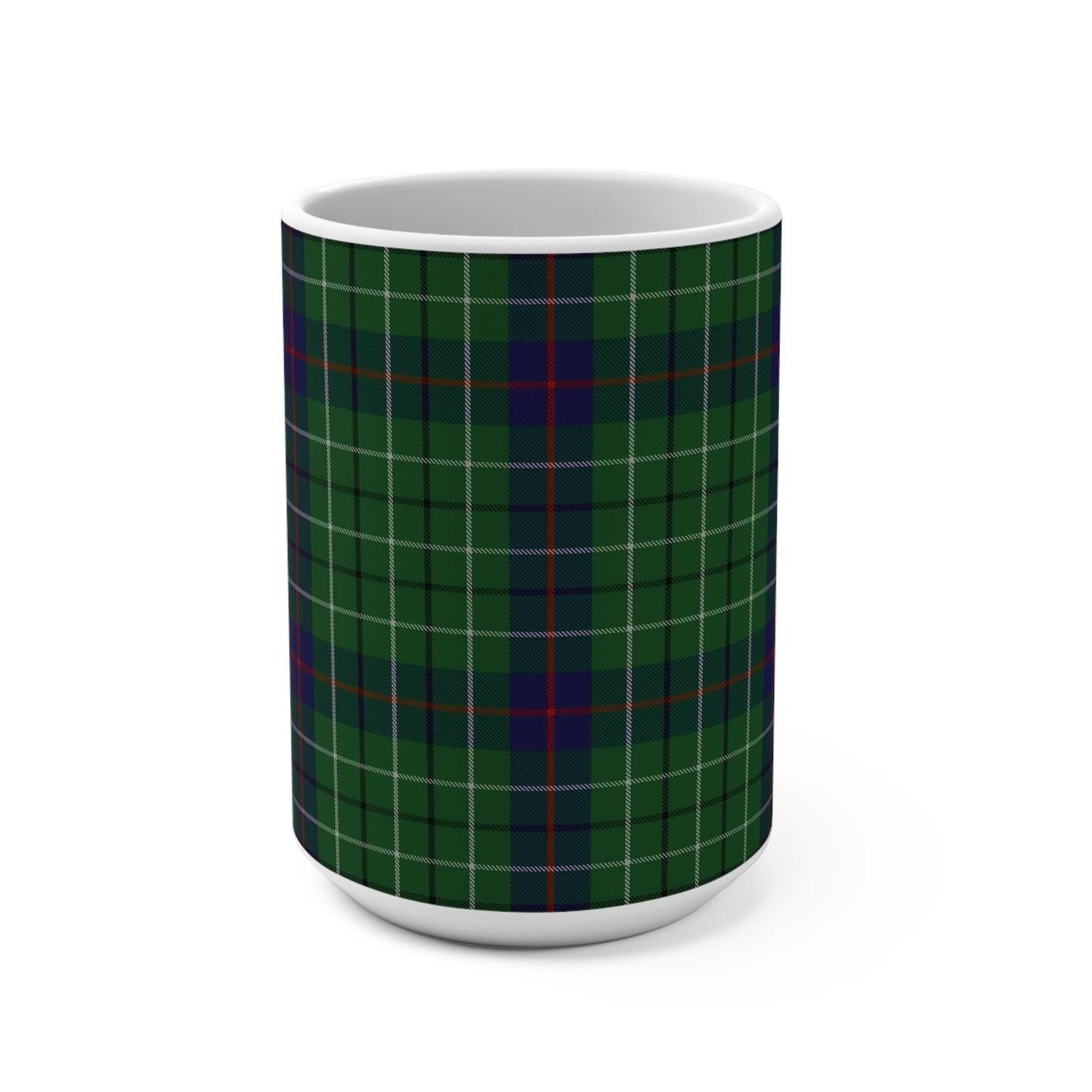 Scottish Tartan Mug 15oz, Duncan Tartan