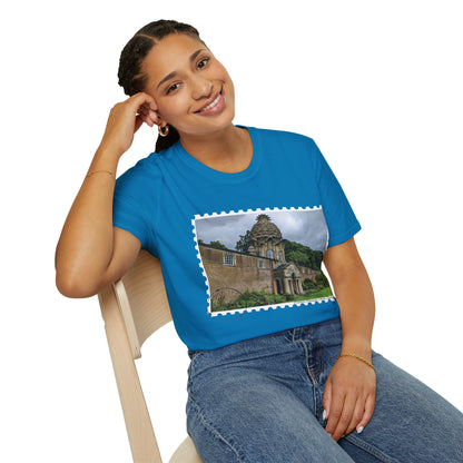 Postcard Dunmore Pineapple Photo Softstyle T-Shirt, Unisex Tee, Scotland Shirt, Various Colours