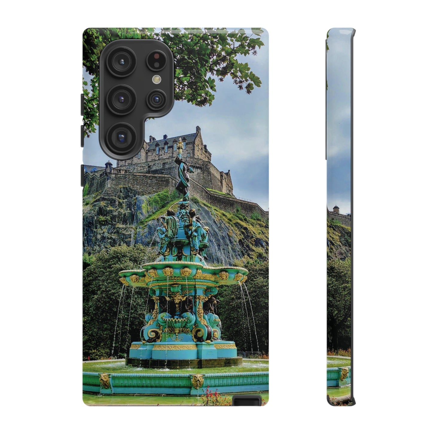 Ross Fountain & Edinburgh Castle Photo Phone Case, Scotland, Various