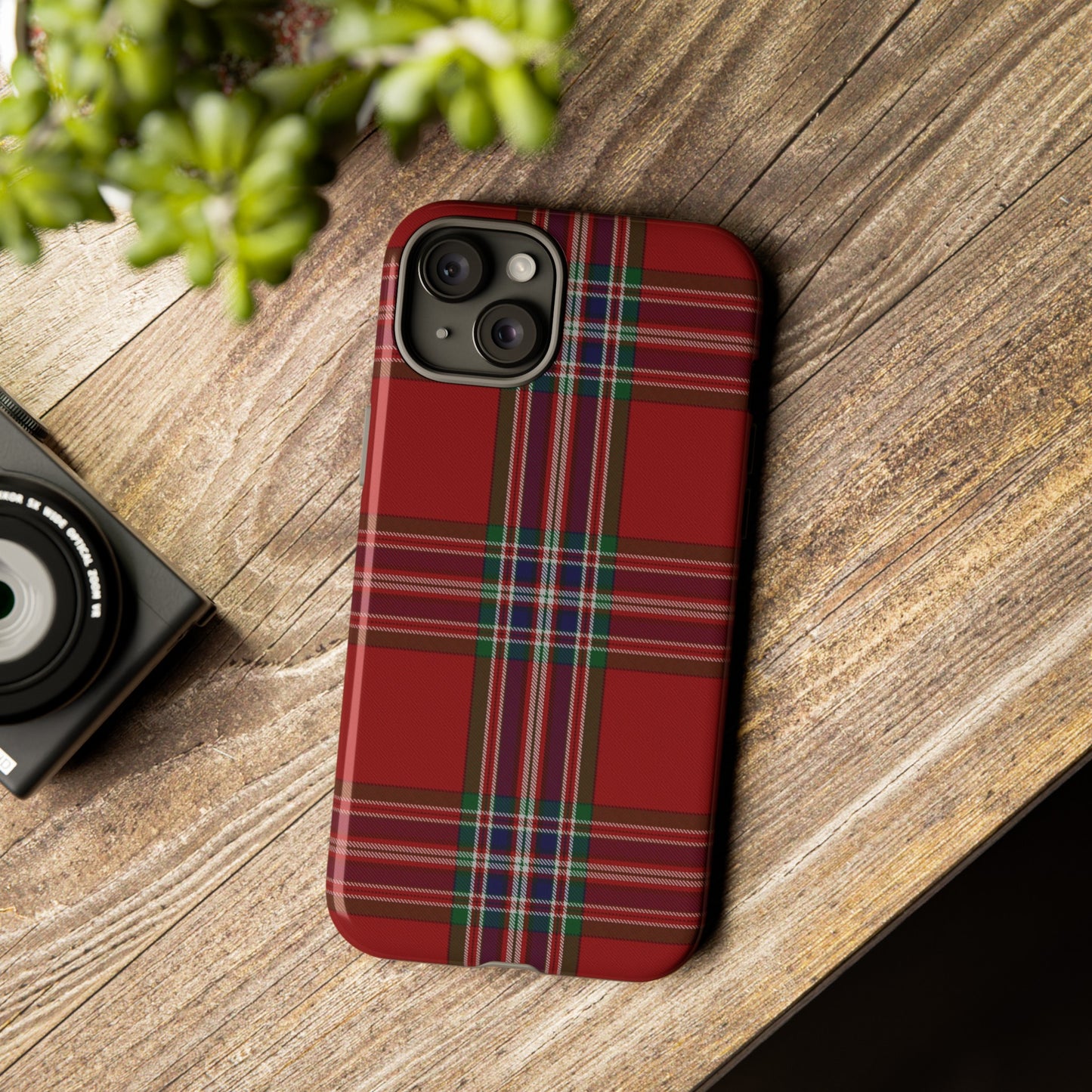 Scottish Tartan Phone Case - MacFarlane Red, Various