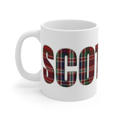 Scotland Tartan Mug - MacFarlane Tartan, Various Sizes