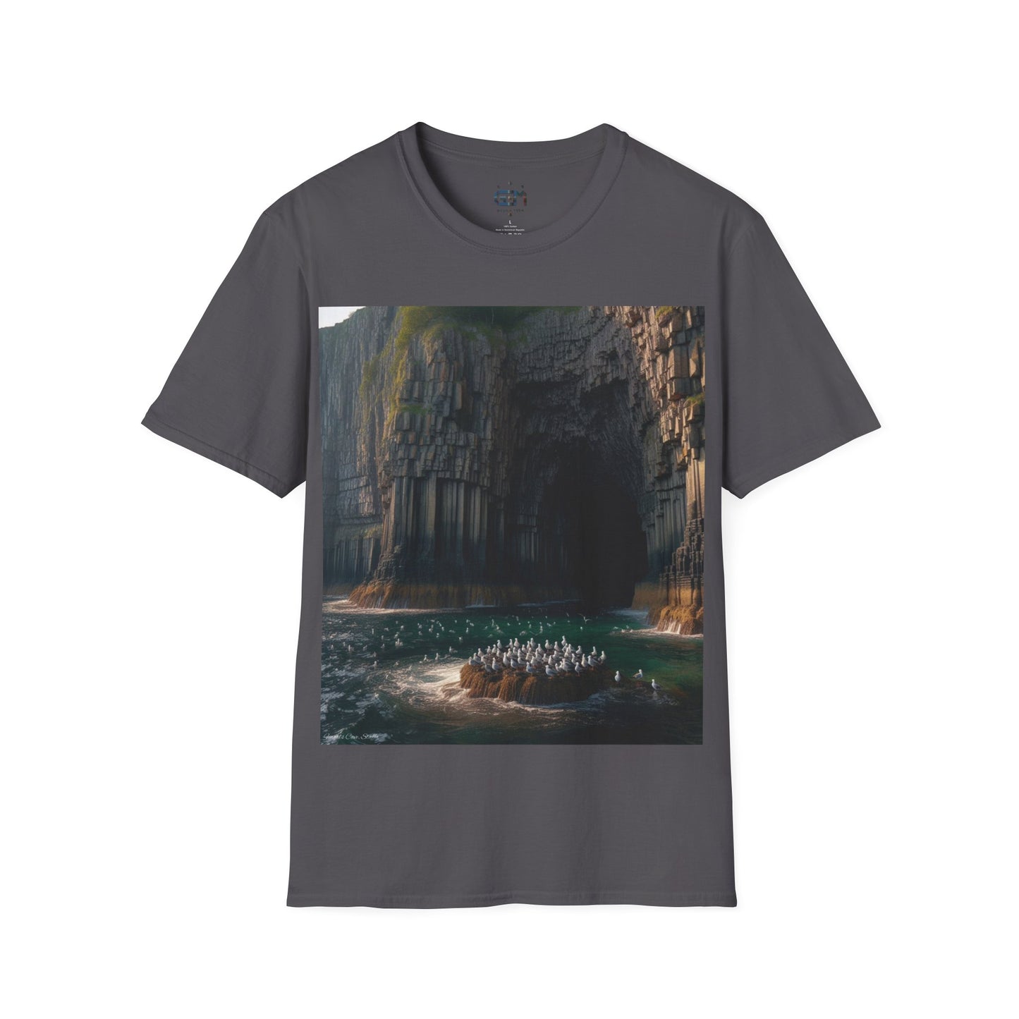 Fingal's Cave - Staffa Softstyle T-Shirt, Unisex Tee, Scottish Landmarks, Various Colours