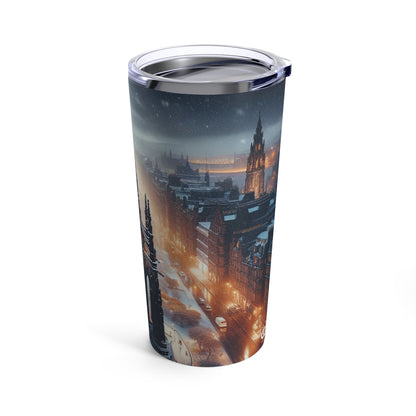 Scotland Scott Monument in Winter, Edinburgh Tumbler 20oz