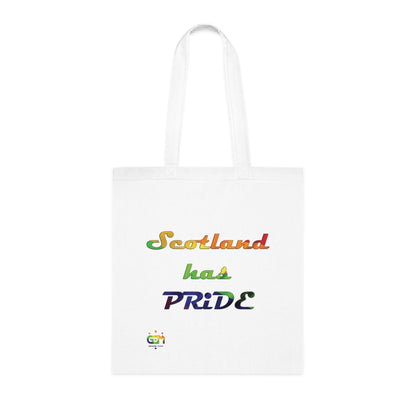 Scotland Pride Flag Clan Map Cotton Tote Bag