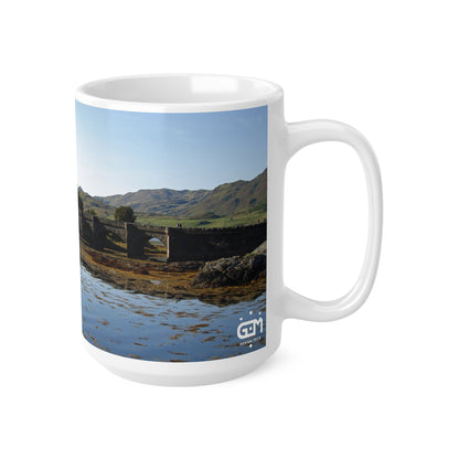 Eilean Donan Castle Photo Mug, Coffee Cup, Tea Cup, Scottish Art, Scottish Landmarks, Scottish Nature, White