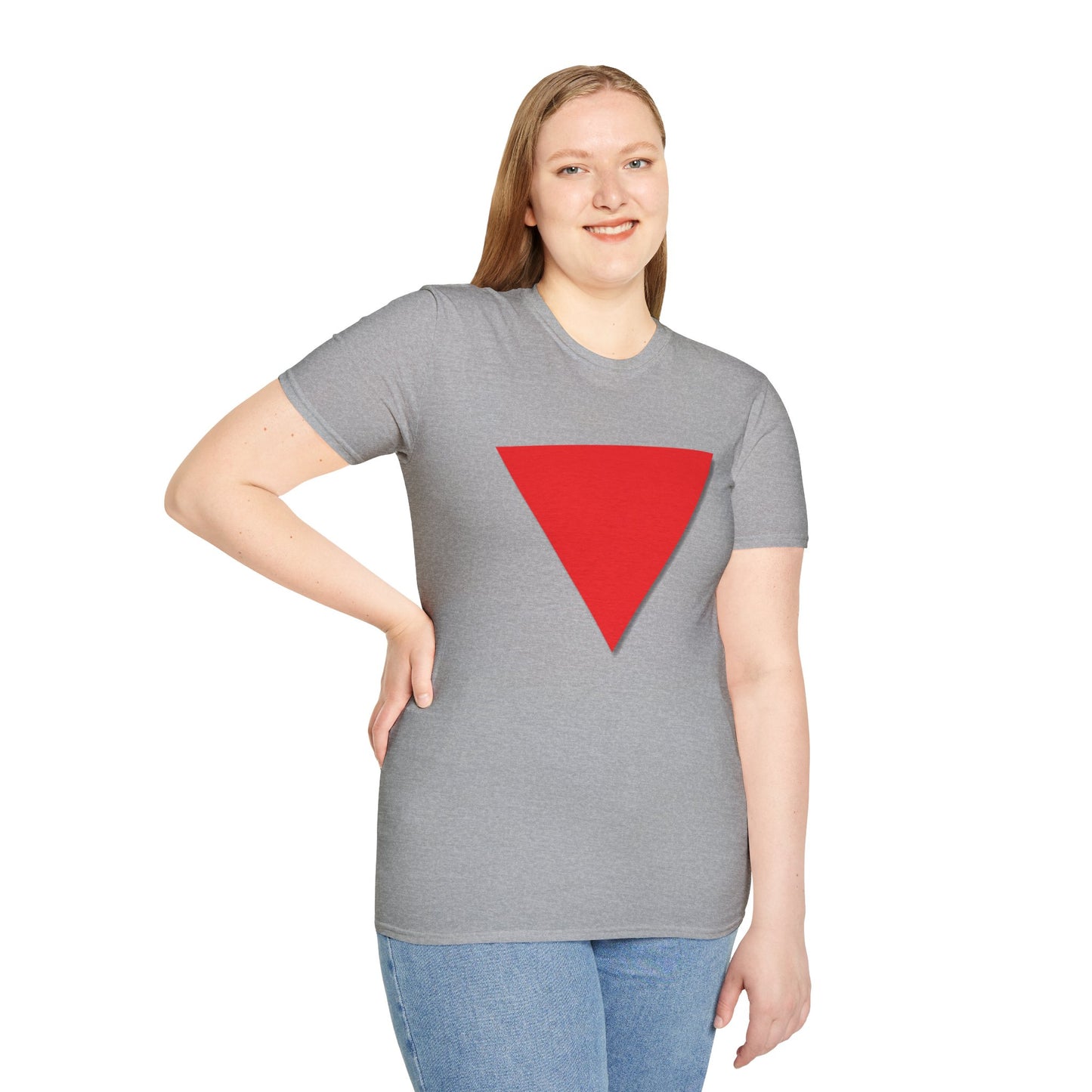 Red Triangle Softstyle Unisex T-Shirt, Various Colours