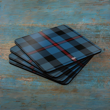 Scottish Tartan Cork Coaster Set (M/Mc/Mac)
