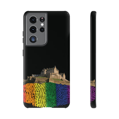 Edinburgh Castle Pride Rockface Phone Case - Fingerprint, Various