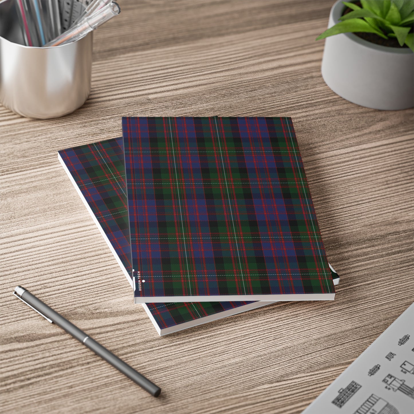 Scottish Tartan Softcover A5 Notebook - MacDonell