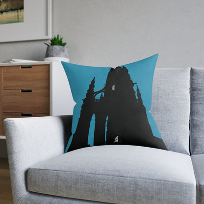 Coussins carrés Scotland Art Silhouette : différentes tailles