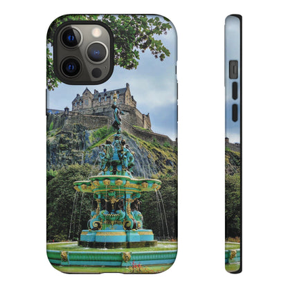 Ross Fountain & Edinburgh Castle Photo Phone Case, Scotland, Various