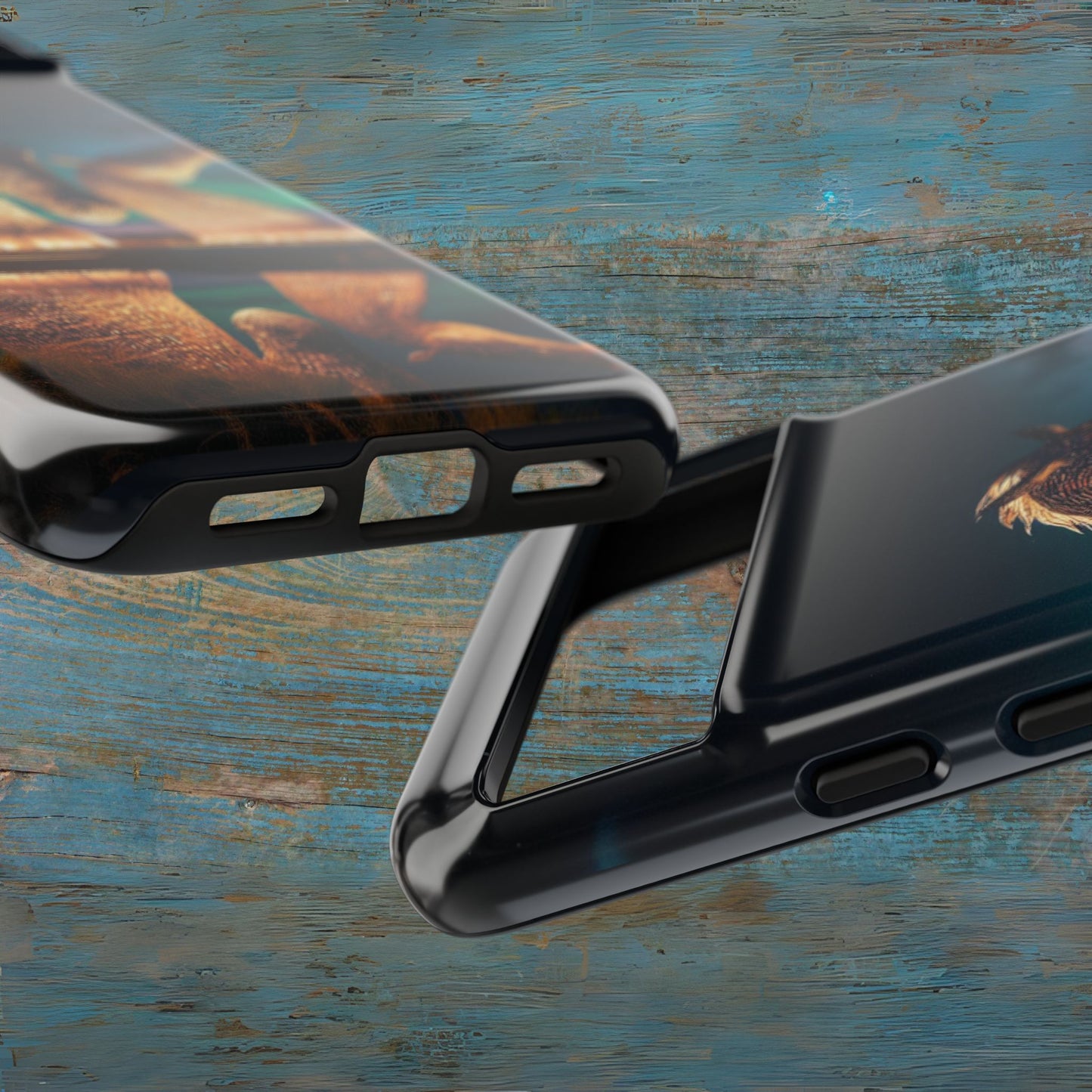 Kelpies Northern Lights Art Phone Case, Scotland, Google