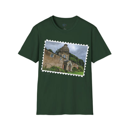 Postcard Dunmore Pineapple Photo Softstyle T-Shirt, Unisex Tee, Scotland Shirt, Various Colours