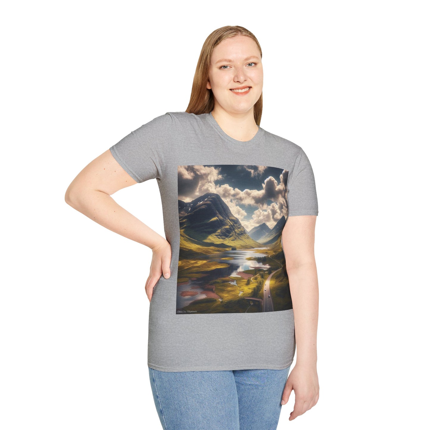 Glen Coe - Highlands Softstyle T-Shirt, Unisex Tee, Scottish Landmarks, Various Colours