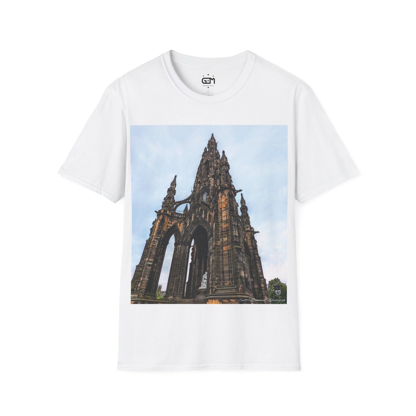 Scott Monument Photo Softstyle T-Shirt, Unisex Tee, Various Colours