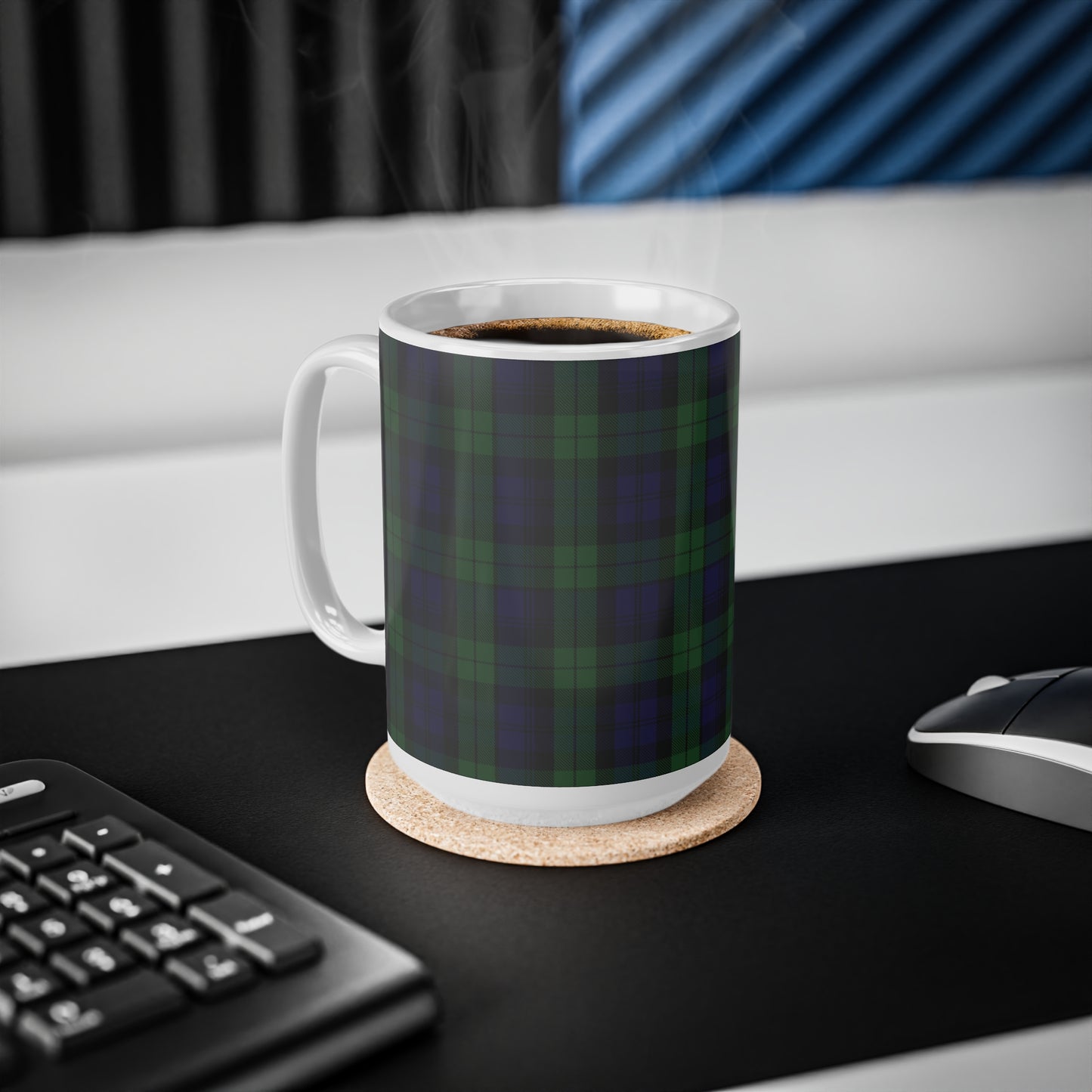 Black Watch Tartan Mug, Scotland