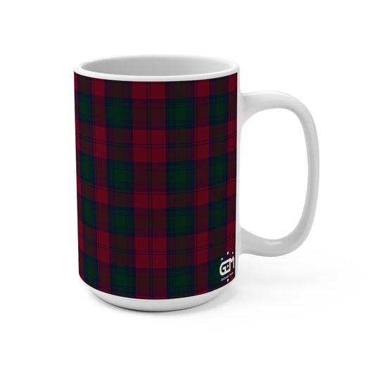 Scottish Tartan Mug 15oz, Lindsay Tartan