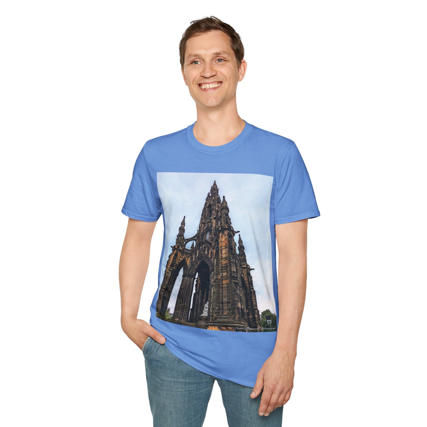 Scott Monument Photo Softstyle T-Shirt, Unisex Tee, Various Colours