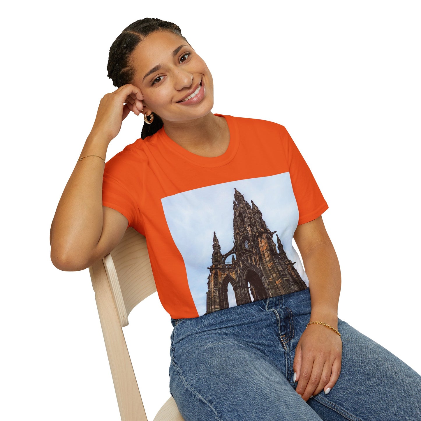 Scott Monument Photo Softstyle T-Shirt, Unisex Tee, Various Colours