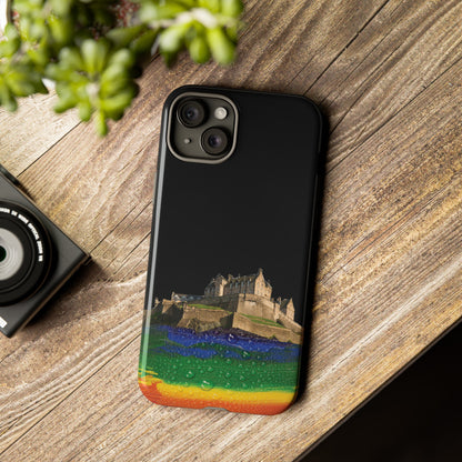 Edinburgh Castle Pride Rockface Phone Case - Rain, Various