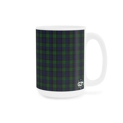 Tartan Mug - Black Watch Tartan, Scottish, Various Sizes