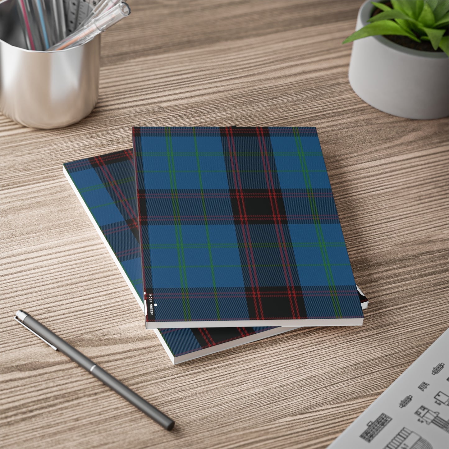 Scottish Tartan Softcover A5 Notebook - Home