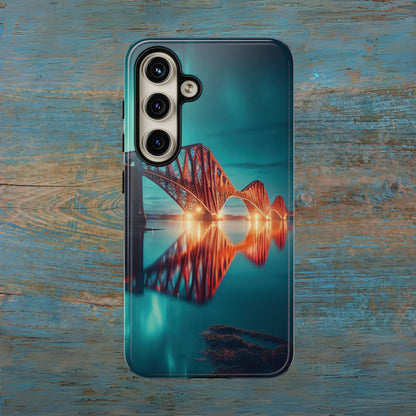 Forth Rail Bridge Art Phone Case, Scotland, Various