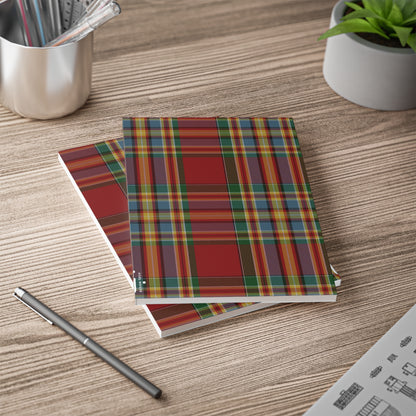 Scottish Tartan Softcover A5 Notebook - Chattan