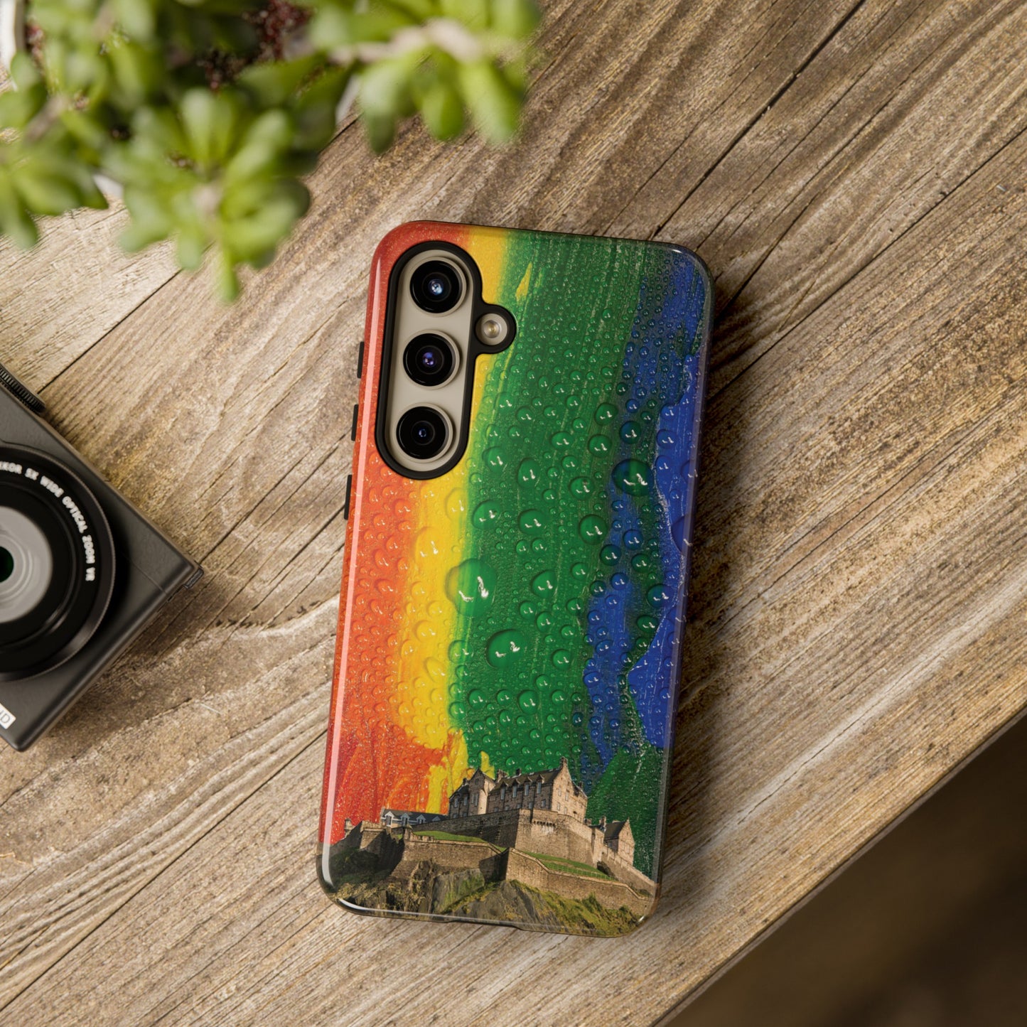 Edinburgh Castle Pride Phone Case - Rain, Various