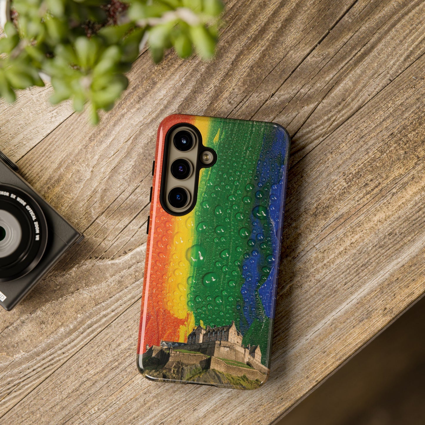 Edinburgh Castle Pride Phone Case - Rain, Various