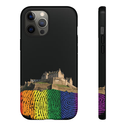 Edinburgh Castle Pride Rockface Phone Case - Fingerprint, Various