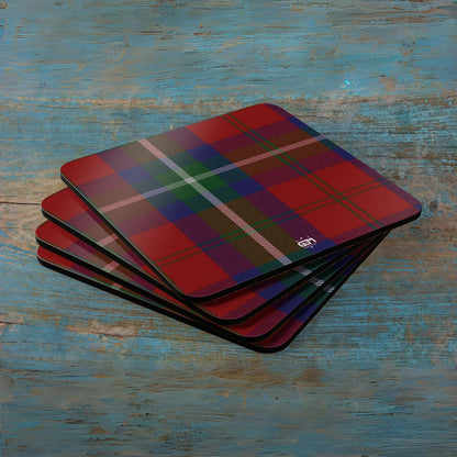 Scottish Tartan Cork Coaster Set (N-S)