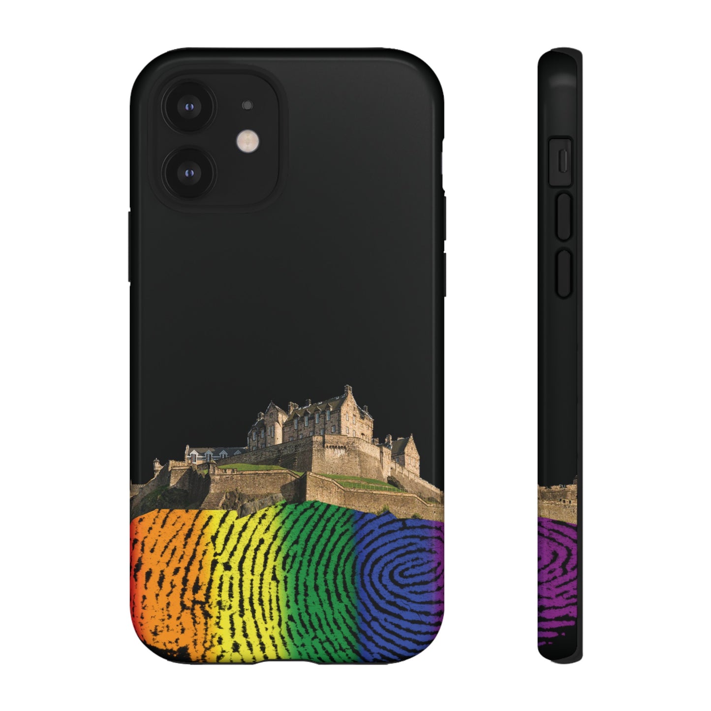 Edinburgh Castle Pride Rockface Phone Case - Fingerprint, Various