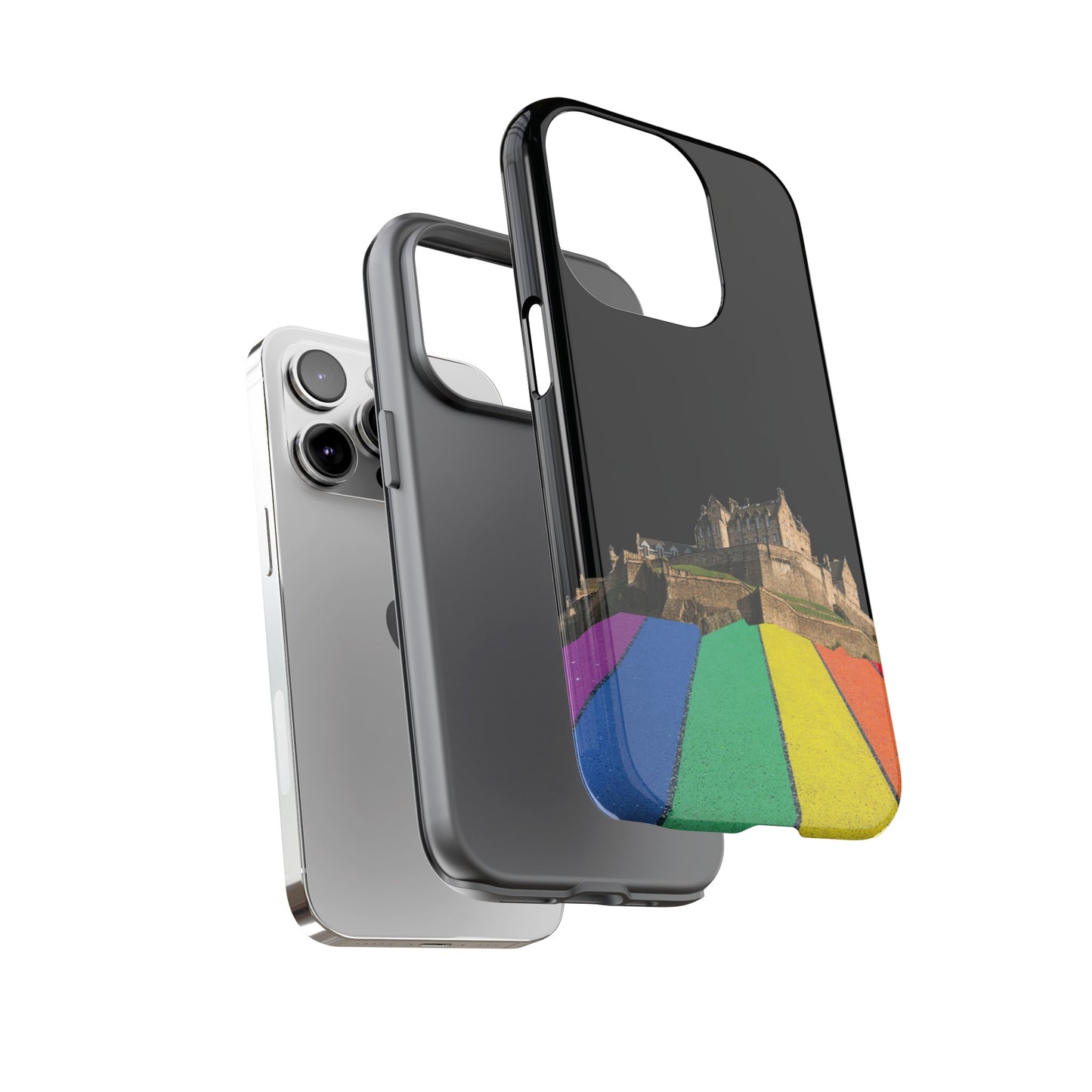 Edinburgh Castle Pride Rockface Phone Case - Road, Various