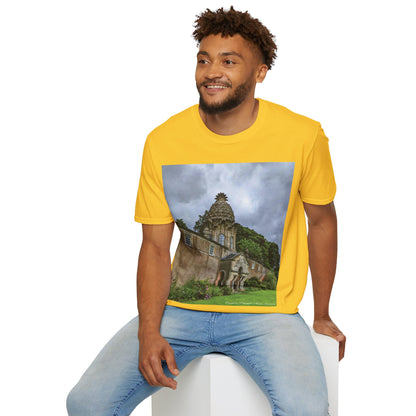 Dunmore Pineapple Photo Softstyle T-Shirt, Unisex Tee, Scotland Shirt, Scottish Landmark, Nature, Scenery, Various Colours