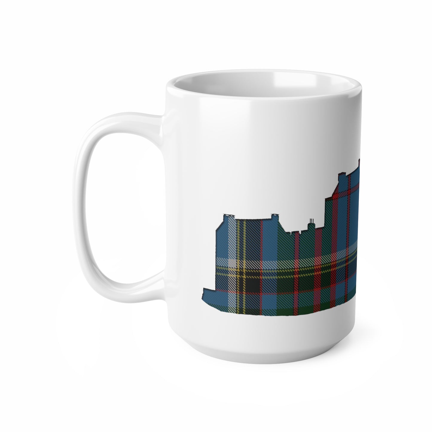 Tartan Eileen Donan Castle - Anderson Old Mug, White